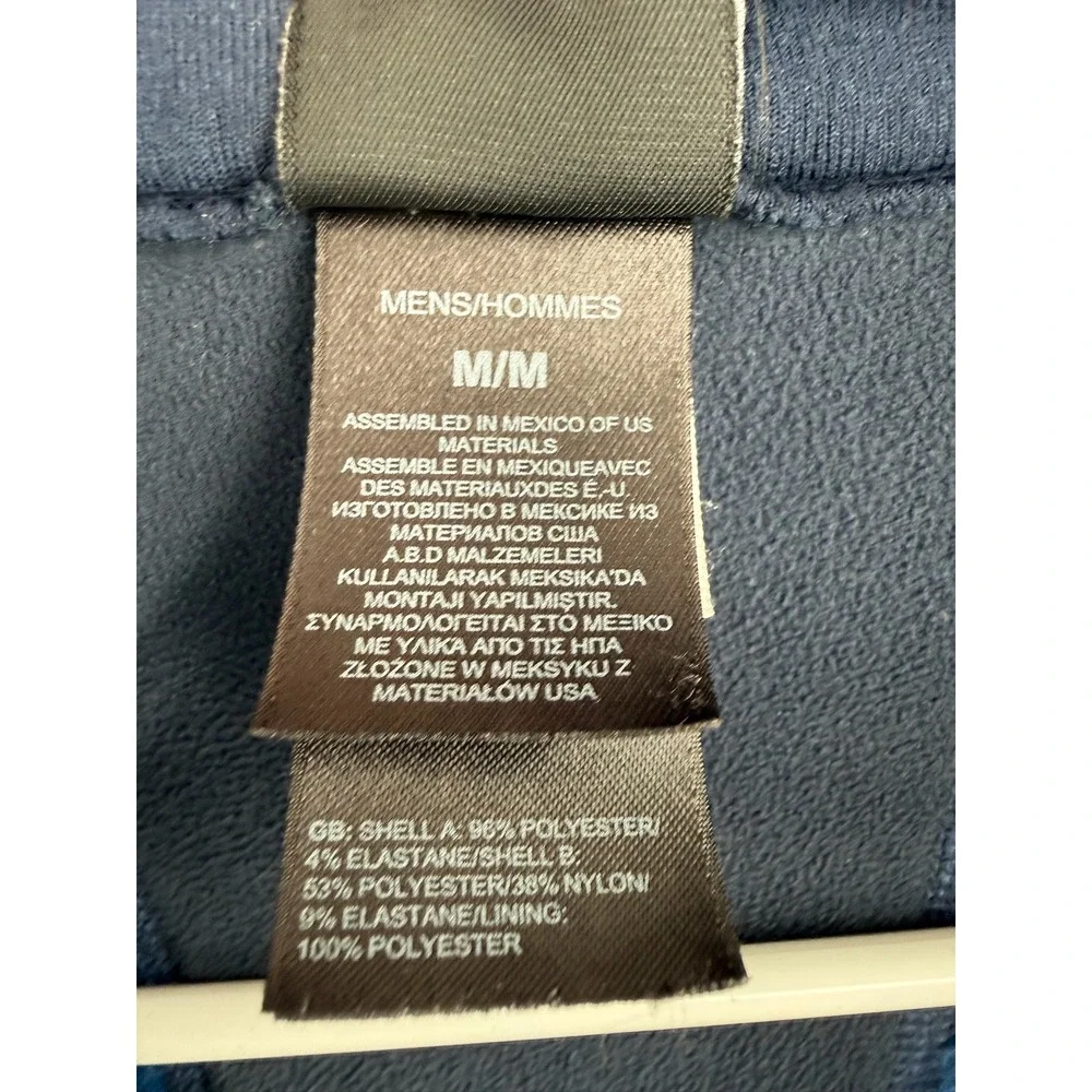 The North Face Summit Series Fleece Jacket Mens Medium Blue Full Zip Hybrid